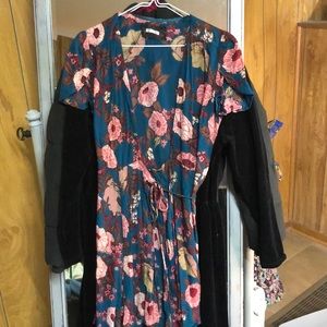 Reformation wrap dress size medium
